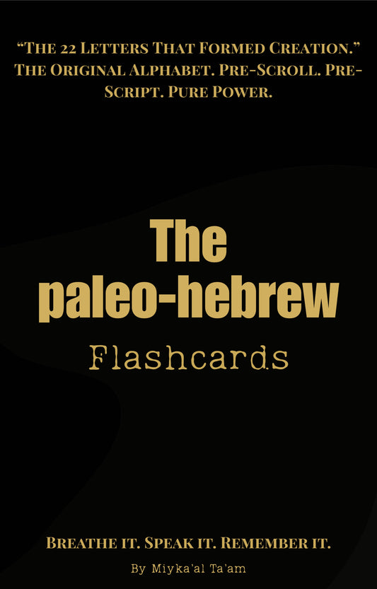 The Paleo-Hebrew Flashcards: Interactive E-book (Full 22-Letter Breakdown)